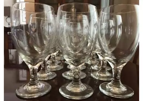 Set of 24 Matching Water Glasses--Must Go!